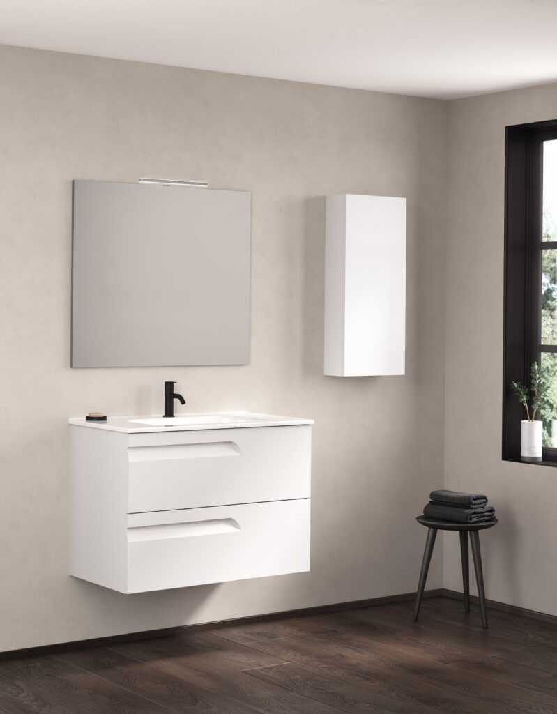 MUEBLE VITALE 60 2 DR G WHITE