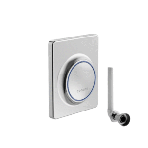 VALVULA PUSH FORTE CROMO+ MANGUERA DE INSTALACIÓN